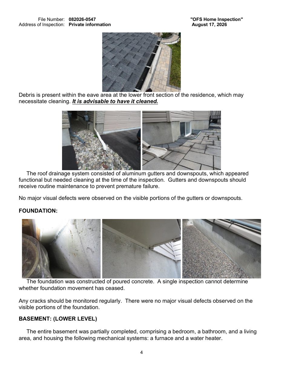 Sample inspection report — page 4 of 14