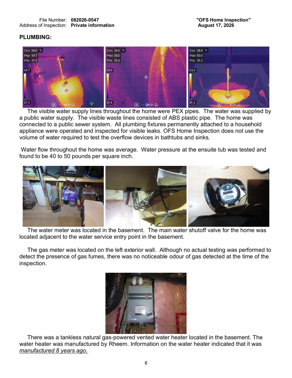 Sample inspection report — page 6 of 14