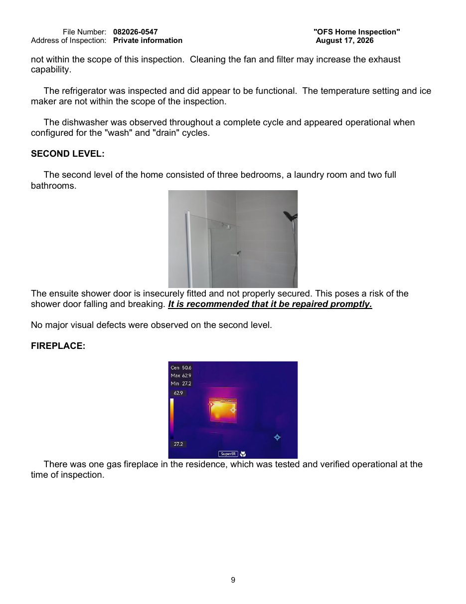 Sample inspection report — page 9 of 14